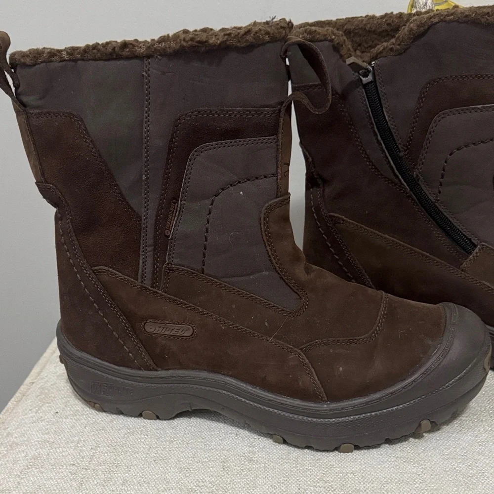 Like new INSULATED Brown Winter Boots with Fur Lining